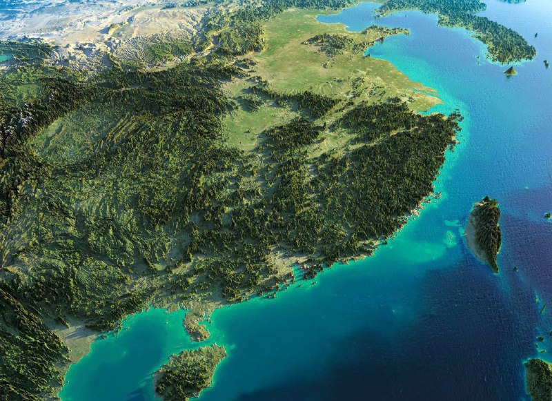 世界各地三维地形图 3D 高清